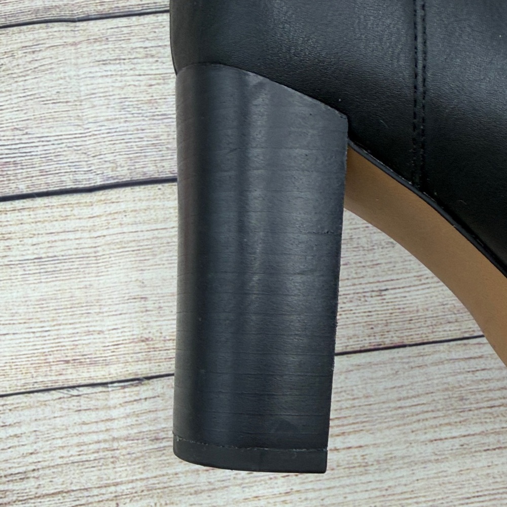 Franco Sarto Black Heeled Boots - Picture 6 of 11
